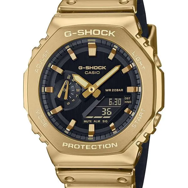 Reloj CASIO GM-2100YMG-9AJF G-SHOCK de metal dorado para hombre