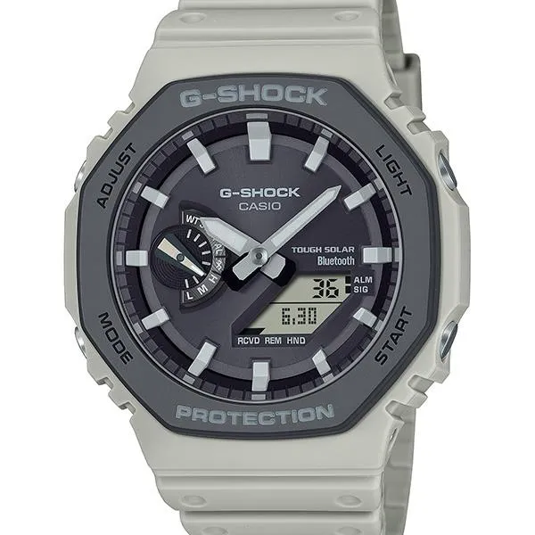 Reloj CASIO G-SHOCK GA-B2100LUU-5AJF JDM Tough Solar Mobile Link Analógico-Digital Urban Utility Beige para hombre