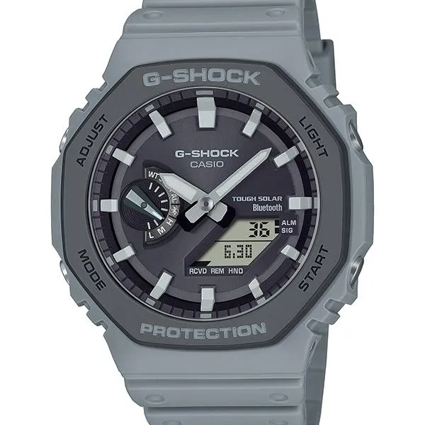 Reloj CASIO G-SHOCK GA-B2100LUU-8AJF JDM Tough Solar Mobile Link analógico-digital urbano para hombre, color gris