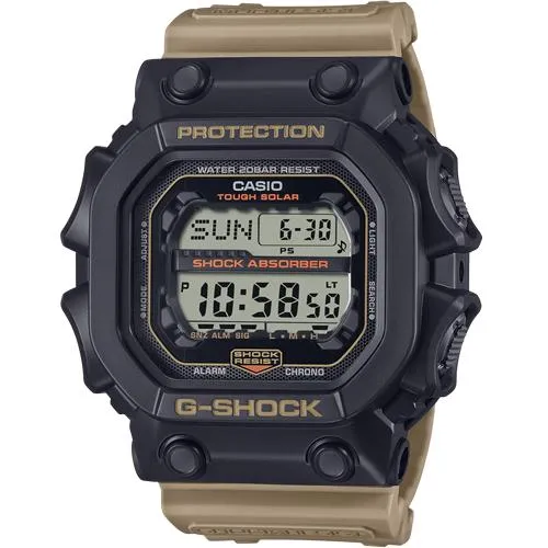 Reloj CASIO G-SHOCK GX-56TU-1A5JF JDM Tough Solar, resistente al barro, digital, negro y caqui para hombre