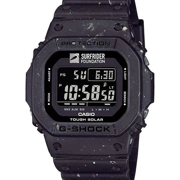 Reloj CASIO G-SHOCK G-5600SRF-1JR para hombre en colaboración con G-Shock SURFRIDER FOUNDATION