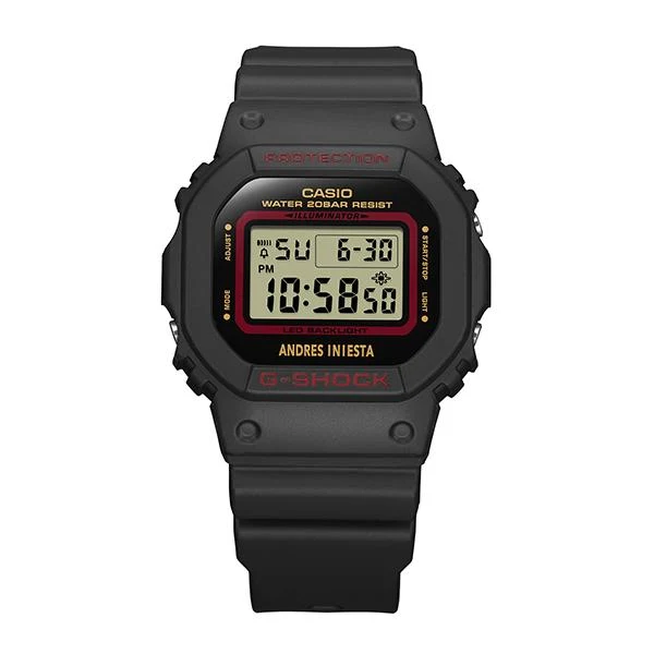 Reloj CASIO Andrés Iniesta DW-5600AI-1JR G-SHOCK para hombre