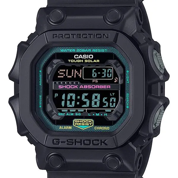 Reloj CASIO G-SHOCK GX-56MF-1JF con detalles fluorescentes múltiples para hombre