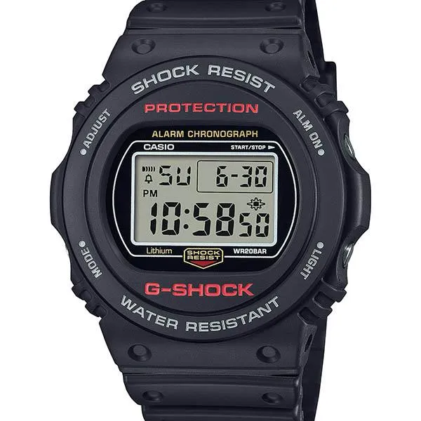 Reloj digital CASIO G-SHOCK DW-5750UE-1JF para hombre, color negro.