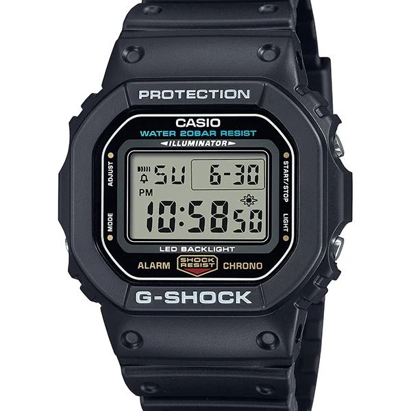 Reloj CASIO G-SHOCK DW-5600UE-1JF Iconic Classic JDM Digital Cuadrado Negro para Hombre