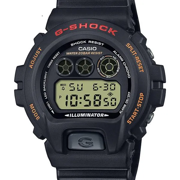 Reloj CASIO G-SHOCK G-Shock Round Trigram negro para hombre DW-6900UB-9JF