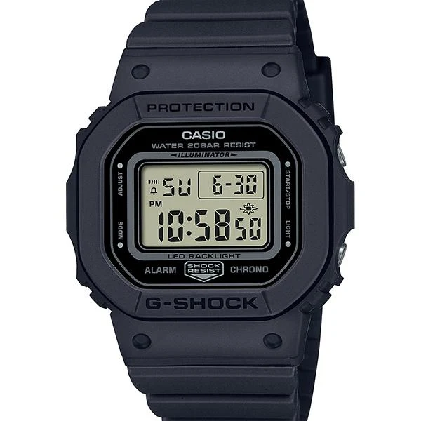 Reloj digital negro monocromático G-SHOCK CASIO GMD-S5600BA-1JF para mujer