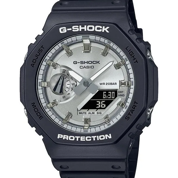 Reloj analógico-digital para hombre CASIO G-SHOCK GA-2100SB-1AJF JDM Carbon Core Guard negro