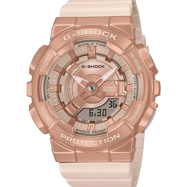 Reloj CASIO G-SHOCK 110 COVERED GM-S110PG-4AJF para mujer, lanzado el 26 de agosto