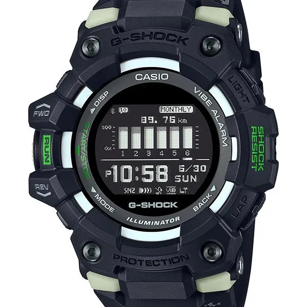 Reloj para hombre GBD-100LM-1JF G-SHOCK CASIO G-SQUAD MIDNIGHT CITY RUN