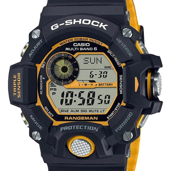 Reloj Casio G-SHOCK RANGEMAN Emergency Color para hombre GW-9400YJ-1JF