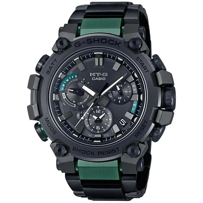 Reloj CASIO G-SHOCK MTG-B3000BD-1A2JF JDM Slim Negro Bluetooth Solar para Hombre