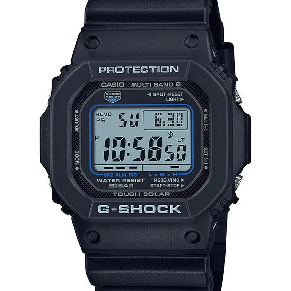 Reloj digital para hombre CASIO G-SHOCK GW-M5610U-1CJF JDM Solar Multiband 6 negro