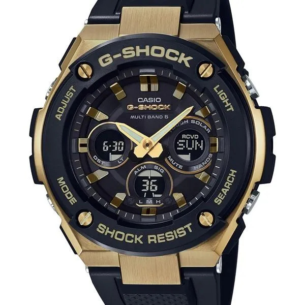 Reloj solar radiocontrolado de tamaño mediano GST-W300G-1A9JF G-SHOCK CASIO G-Steel