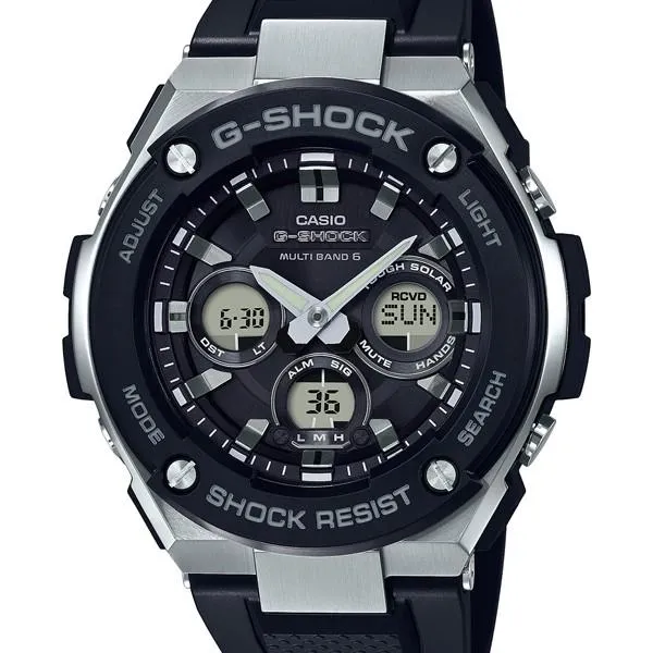 Reloj solar radiocontrolado de tamaño mediano CASIO G-Steel GST-W300-1AJF G-SHOCK Metal