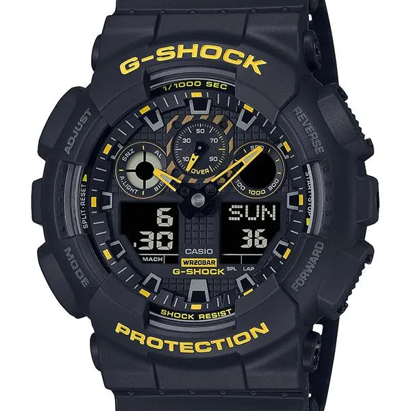 Reloj CASIO G-SHOCK Caution Yellow Series GA-100CY-1AJF para hombre