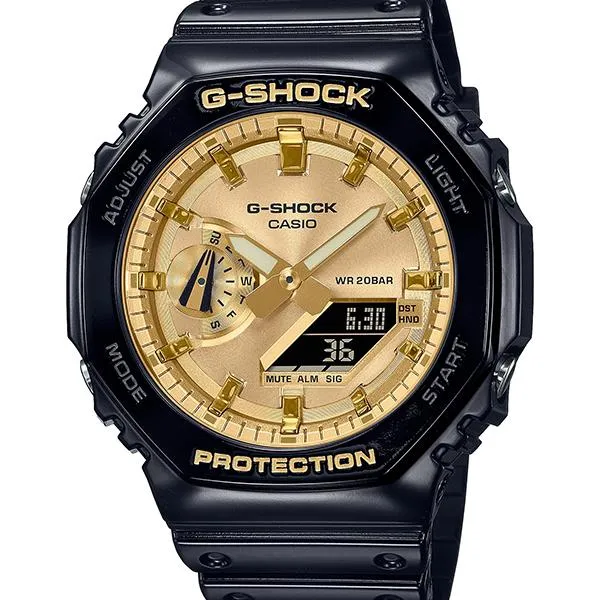 GA-2100GB-1AJF Reloj CASIO G-SHOCK 2100 GARISH GOLD para hombre. Lanzamiento: 4 de agosto.