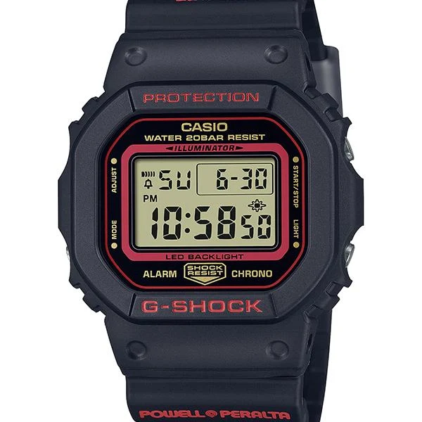Reloj para hombre CASIO G-SHOCK POWELL PERALTA KEVIN HOEFLER DW-5600KH-1JR, lanzado el 4 de agosto