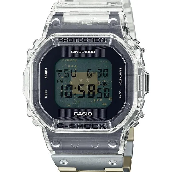 Reloj CASIO G-SHOCK Clear Remix DWE-5640RX-7JR para hombre (lanzado el 7 de julio de 2023)