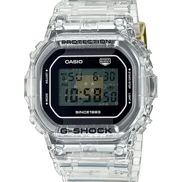 Reloj CASIO G-SHOCK DW-5040RX-7JR Clear Remix para hombre (lanzado el 7 de julio de 2023)