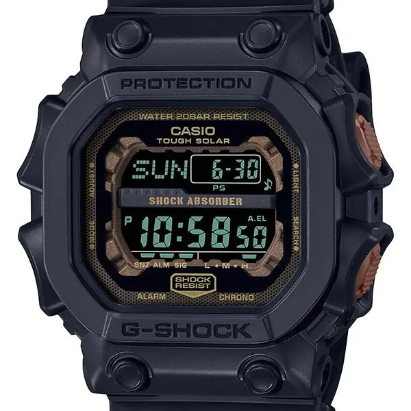 Reloj digital CASIO G-SHOCK GX-56RC-1JF para hombre, color verde azulado y marrón