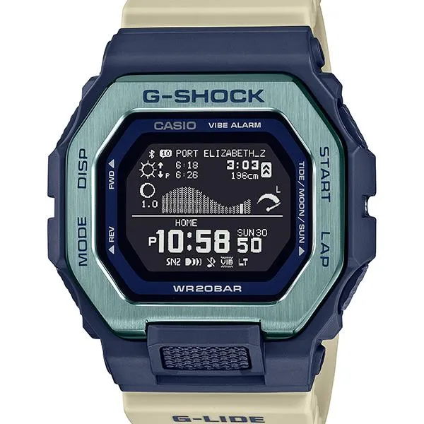 Reloj para hombre GBX-100TT-2JF G-SHOCK CASIO G-LIDE G-Ride Surfing Time Travel