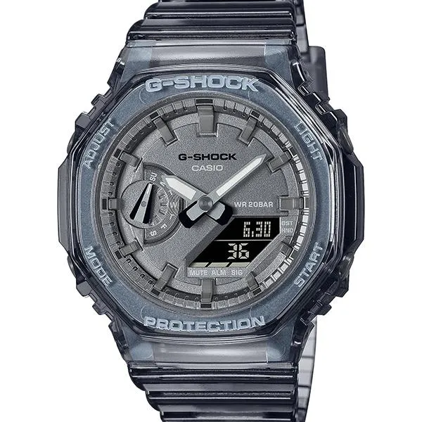 Reloj CASIO G-SHOCK GMA-S2100SK-1AJF con esqueleto metálico para hombre
