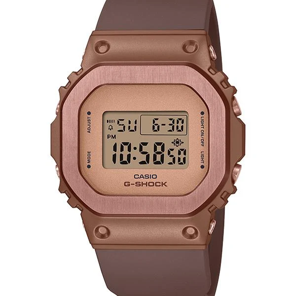 Reloj CASIO G-SHOCK GM-S5600BR-5JF con cubierta metálica de bronce para hombre
