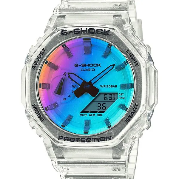 Reloj CASIO G-SHOCK con reflejo solar GA-2100SRS-7AJF para hombre
