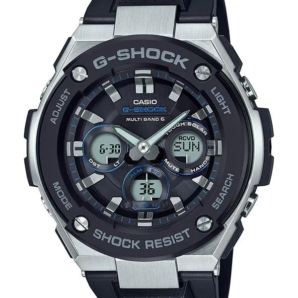 GST-W300FP-1A2JR G-STEEL G-SHOCK CASIO G-Steel Reloj solar radiocontrolado para hombre