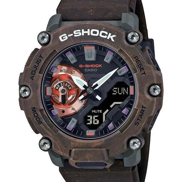 GA-2200MFR-5AJF Reloj CASIO G-SHOCK MYSTIC FOREST marrón/negro para hombre