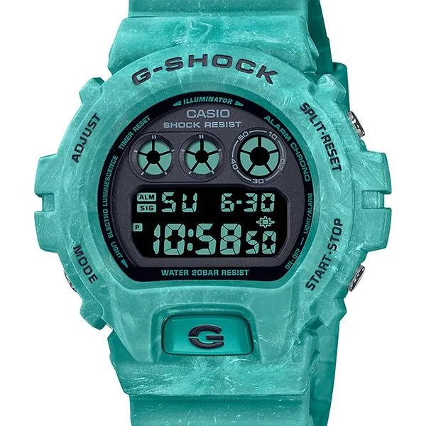 Reloj CASIO G-SHOCK Ocean Wave Green DW-6900WS-2JF para hombre