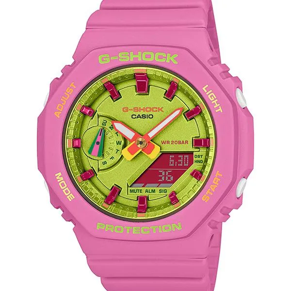 GMA-S2100BS-4AJF Reloj CASIO G-SHOCK con colores brillantes de verano para hombre