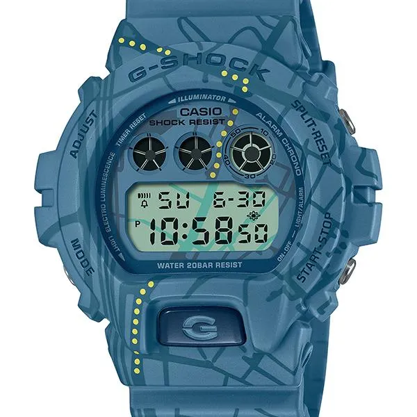Reloj para hombre DW-6900SBY-2JR G-SHOCK CASIO Treasure Hunt Shibuya Map