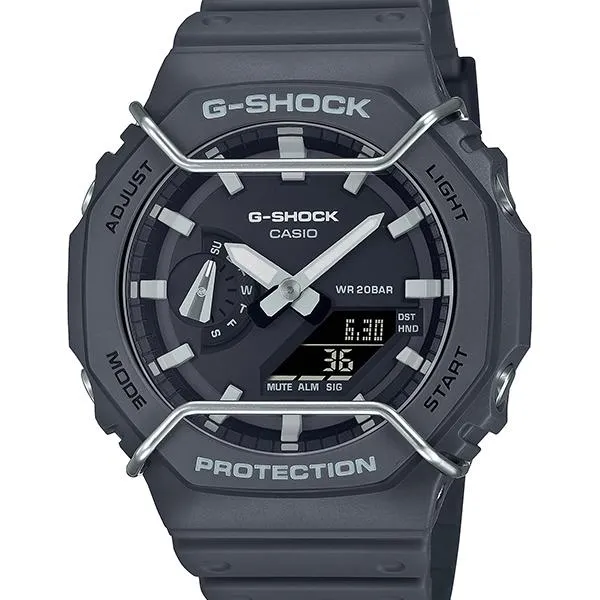 Protector de cable GA-2100PTS-8AJF para CASIO G-SHOCK, negro