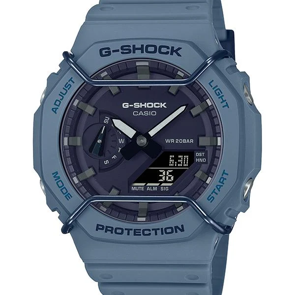 Protector de cable GA-2100PT-2AJF para CASIO G-SHOCK, azul