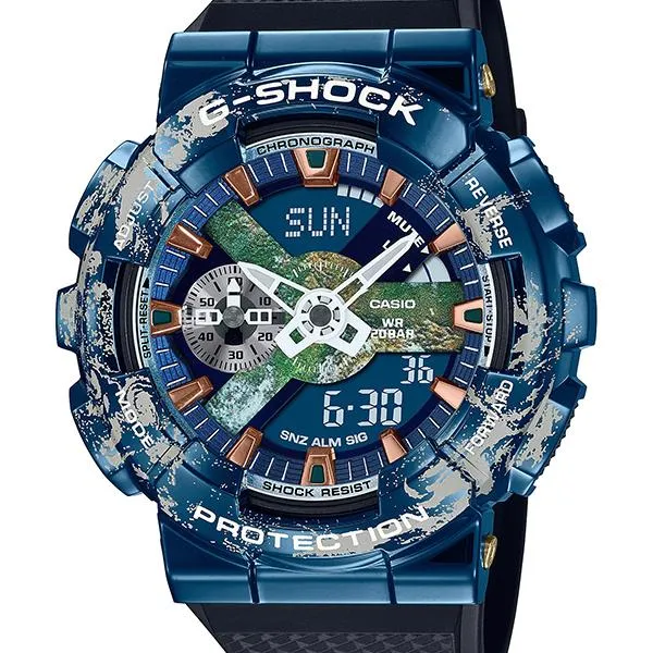 GM-110EARTH-1AJR CASIO G-SHOCK Tierra recubierta de metal