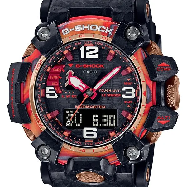 Reloj CASIO G-SHOCK Mudmaster Flare Red para hombre GWG-2040FR-1AJR