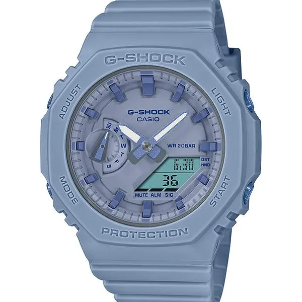 Reloj CASIO G-SHOCK GMA-S2100BA-2A2JF azul de un solo tono para hombre