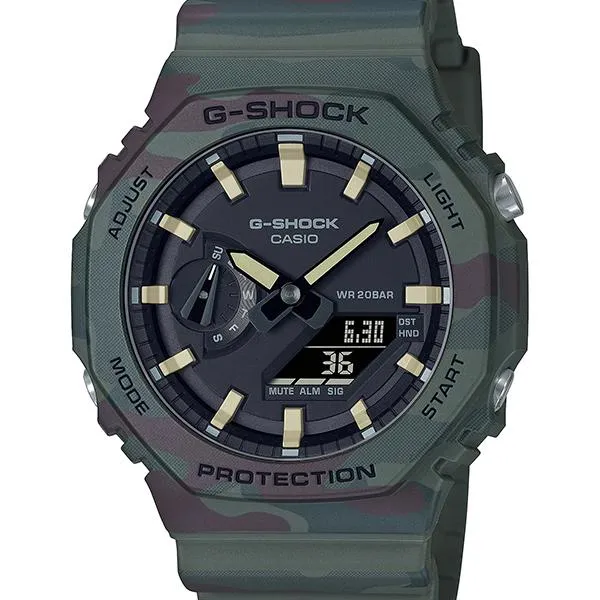 Juego de correa y bisel de repuesto para reloj G-SHOCK CASIO GAE-2100WE-3AJR para hombre