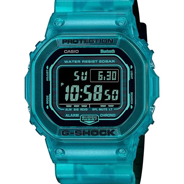 Reloj CASIO G-SHOCK DW-B5600G-2JF Esqueleto Azul Turquesa para Hombre