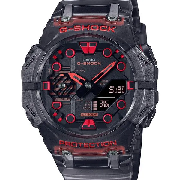 GA-B001G-1AJF Reloj G-SHOCK CASIO Skeleton Negro Rojo para hombre