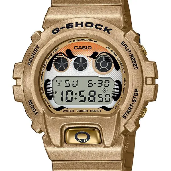 Reloj CASIO G-SHOCK DW-6900GDA-9JR con parche en el ojo negro para hombre