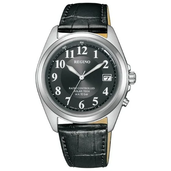 Reloj Citizen - REGUNO - KS3-115-50 - Correa de piel - Tecnología solar - Reloj solar radiocontrolado para hombre