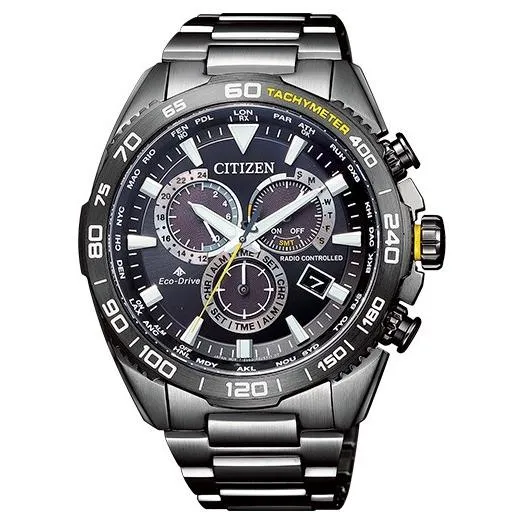 Reloj radiocontrolado Citizen Promaster Eco-Drive con hora mundial CB5037-84E