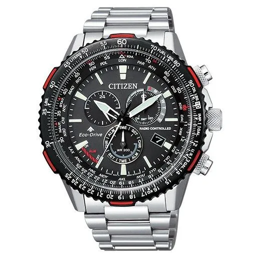 Reloj radiocontrolado Citizen Promaster Eco-Drive con hora mundial CB5001-57E