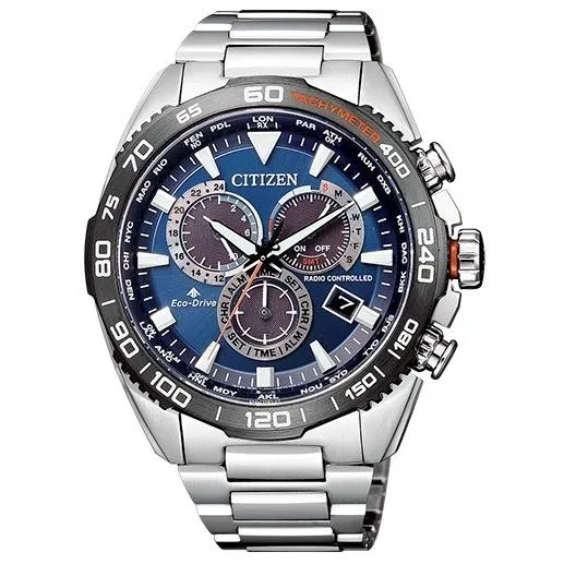 Reloj radiocontrolado CITIZEN PROMASTER Eco-Drive con hora mundial CB5034-82L