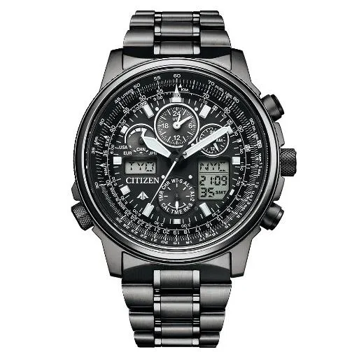 Reloj CITIZEN PROMASTER Eco-Drive Super Titanium con hora mundial radiocontrolada JY8025-59E