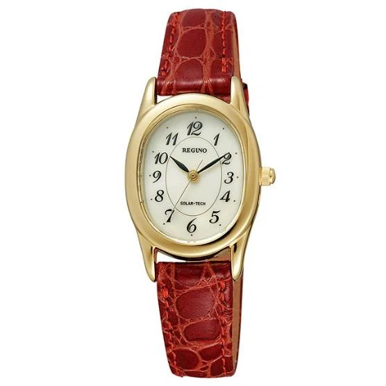 Reloj solar Citizen REGUNO para mujer RL26-2092C con correa de piel