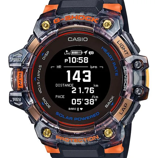 Reloj G-SHOCK CASIO G-SQUAD para hombre con monitor de frecuencia cardíaca y función GPS (GBD-H1000-1A4JR)